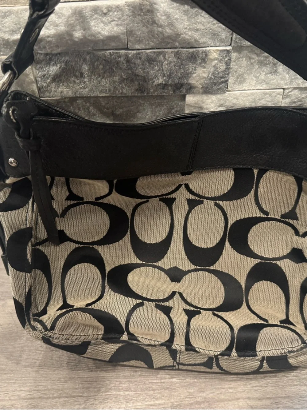 Coach Vintage Signature Y2K Hobo Bag